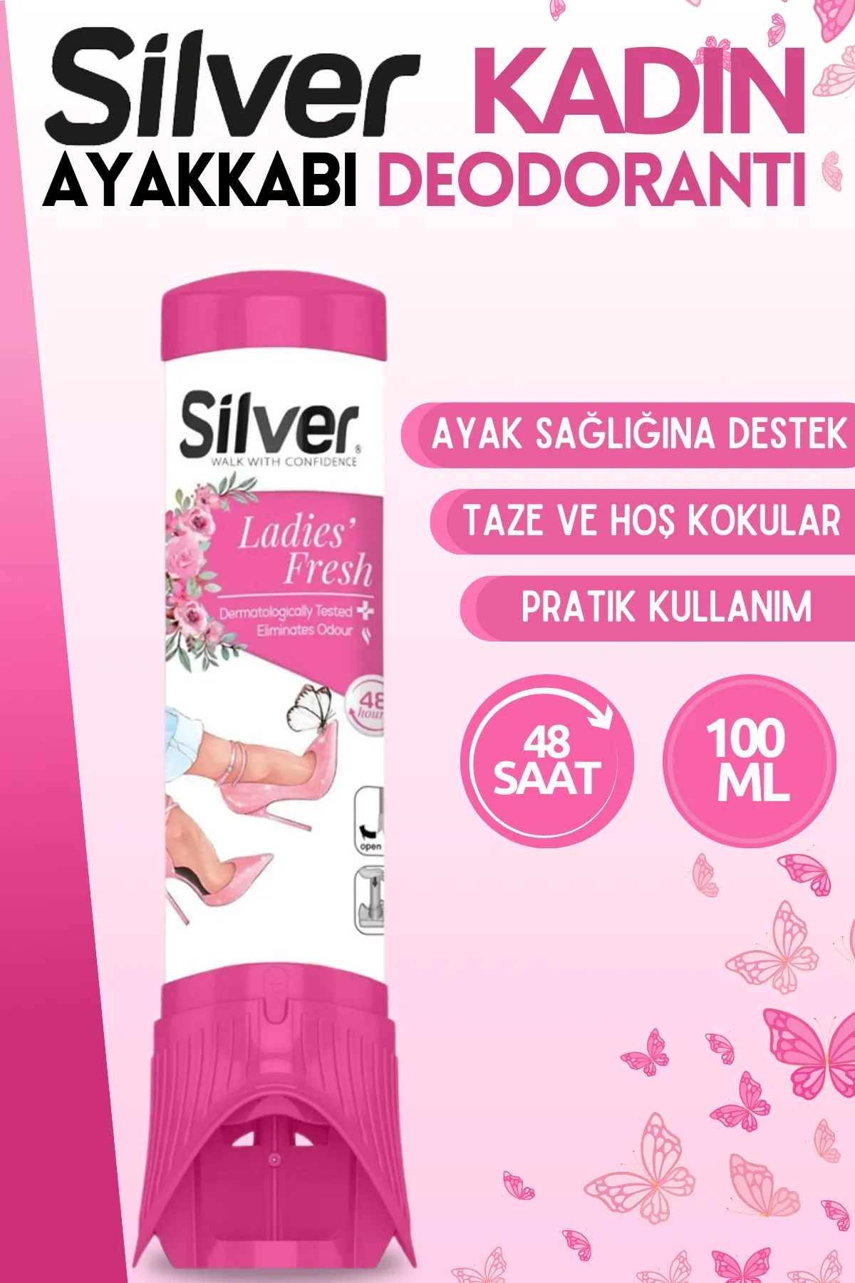 Silver Kadın Ayakkabı Deodorantı 